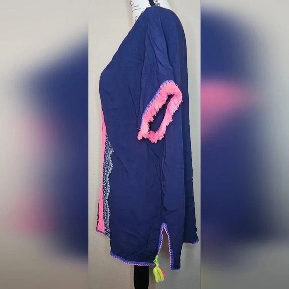 Cat & Jack Girl's Embroidered Boho Short Sleeve Top Size XL (14/16) - Picture 5 of 11